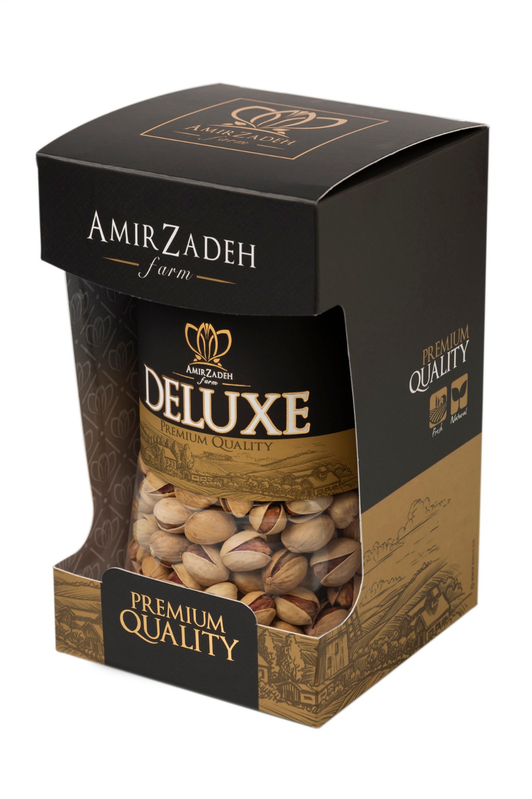 پسته ممتاز درشت (۵۰۰ گرمی خام )