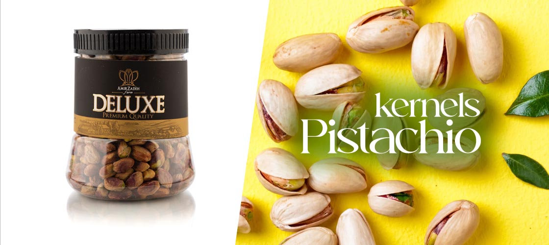 خرید مغز پسته با کیفیت و درجه یک از مزرعه امیر زاده
