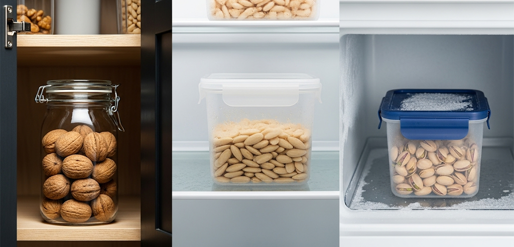 روش های تازه نگهداشتن آجیل