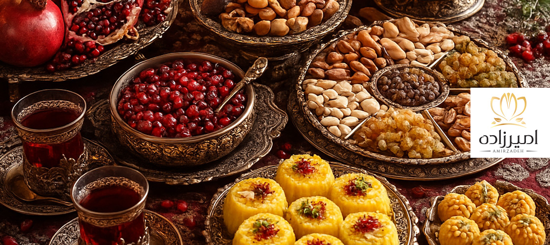 خرید زعفران برای شب یلدا - آجیل شب یلدا