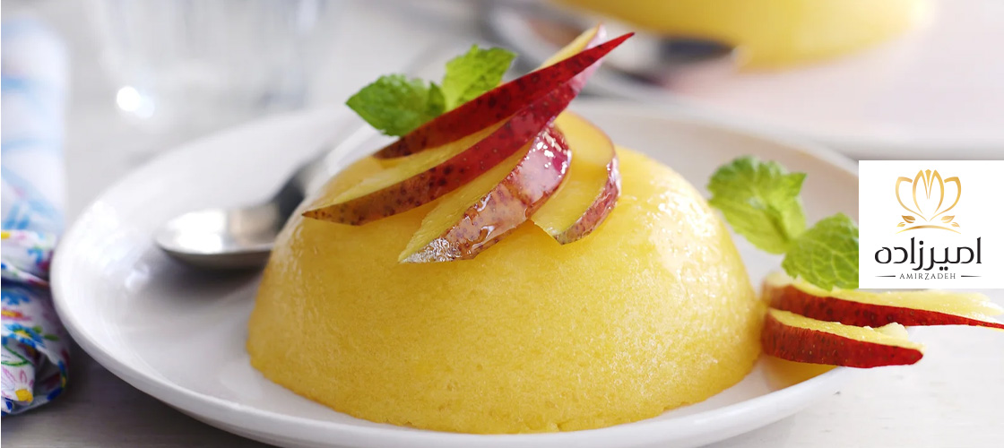 دسرزعفرانی برای شب یلدا