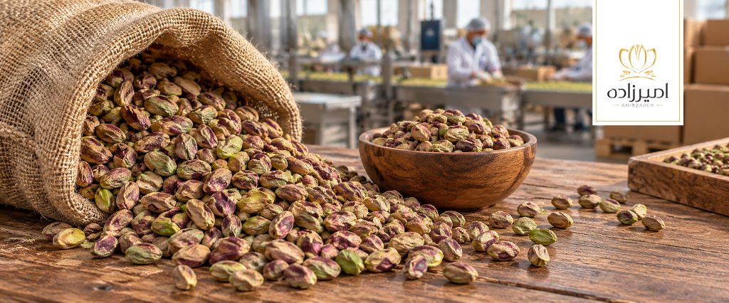 تأمین عمده مغز پسته | مغز پسته سبز صنعتی