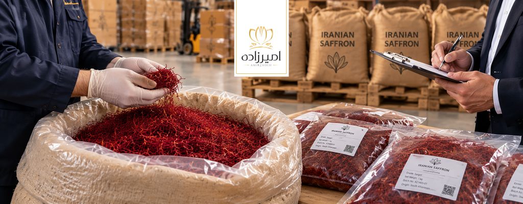 سنجش نهایی کیفیت زعفران